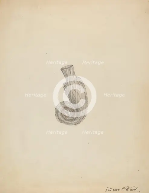 Scent Bottle, c. 1938. Creator: Paul Ward.