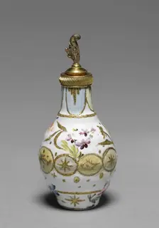 Scent Bottle, late 1700s. Creator: Staffordshire Factory (British)