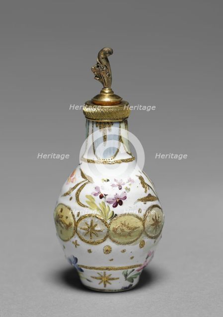Scent Bottle, late 1700s. Creator: Staffordshire Factory (British).