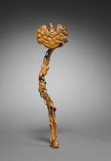 Scepter in the Shape of a Ruyi Fungus, 1700s. Creator: Unknown
