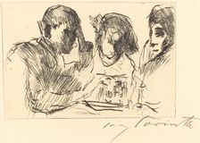Schachspiel (Chess Players), 1918. Creator: Lovis Corinth
