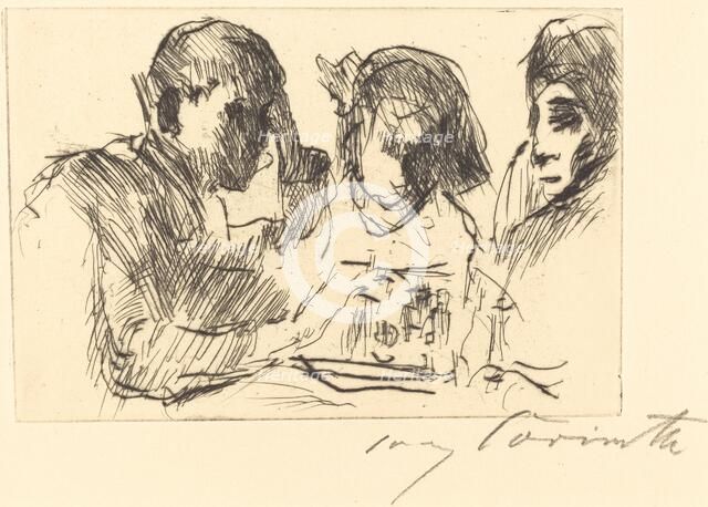 Schachspiel (Chess Players), 1918. Creator: Lovis Corinth.