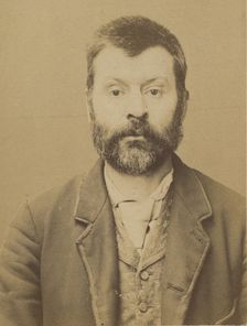 Schaeffer. Ignace. 42 ans, né à Berheim (Bas-Rhin) le 31/10/51. ébéniste. Anarchiste. 2/7/..., 1894. Creator: Alphonse Bertillon