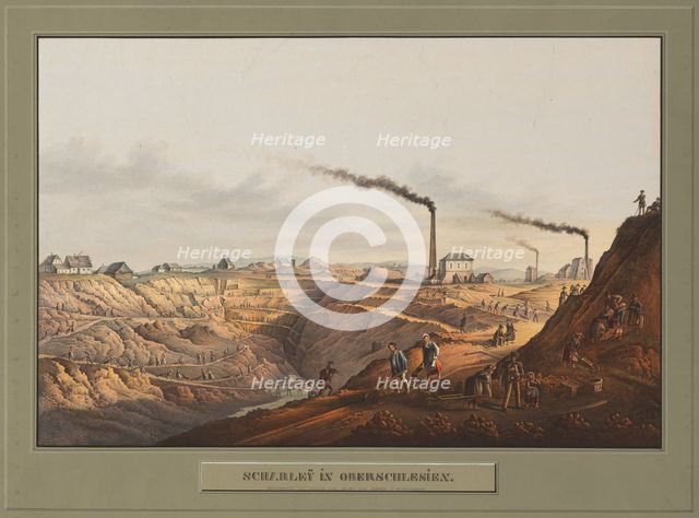 Scharley in Oberschleisien, c. 1850. Creator: Carl Julius Rieden (German, 1802-1858).