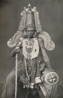 Schauspieler als Subrahmanya (Kriegsgott) 1926