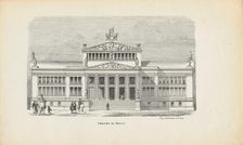 Schauspielhaus Berlin, Mid of the 19th century. Creator: Marville, Charles (1813-1879)