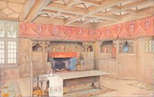 Scheme for the decoration of a dining-room c1900. Artist: Mackay Hugh Baillie Scott