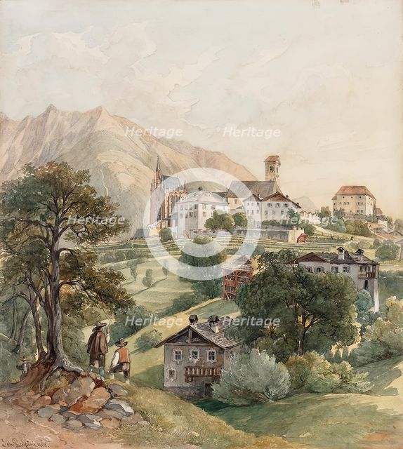 Schenna near Meran, 1868. Creator: Johann Nepomuk Passini.
