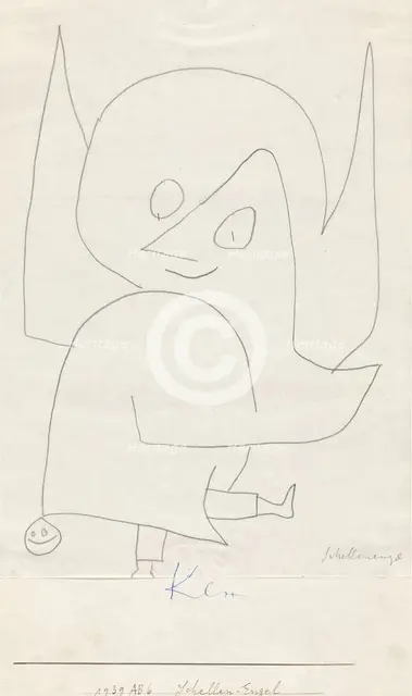 Schellen-Engel, 1939. Artist: Klee, Paul (1879-1940)