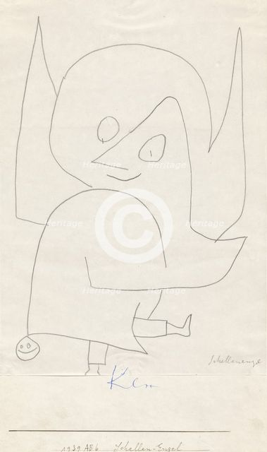 Schellen-Engel, 1939. Artist: Klee, Paul (1879-1940)