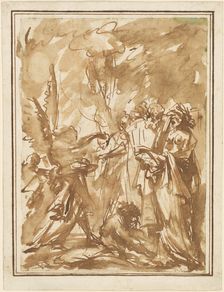 Scherzo with Antique Figures, 1744/1745. Creator: Giovanni Battista Piranesi