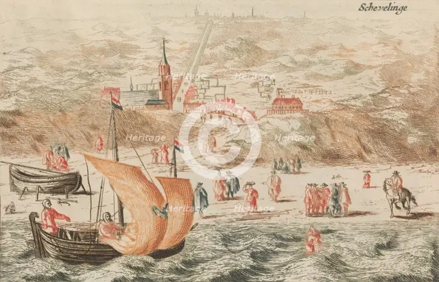 Schevelinge', in: Tooneel Der Voornaamste Nederlands Huizen, En Lust Hoven, Naar T Leven A..., n.d.. Creator: Unknown.