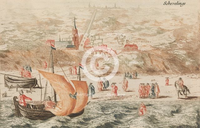 Schevelinge', in: Tooneel Der Voornaamste Nederlands Huizen, En Lust Hoven, Naar T Leven A..., n.d.. Creator: Unknown.