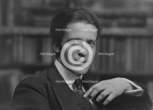 Schindler, Kurt, Mr., portrait photograph, 1916 Mar. 28. Creator: Arnold Genthe.