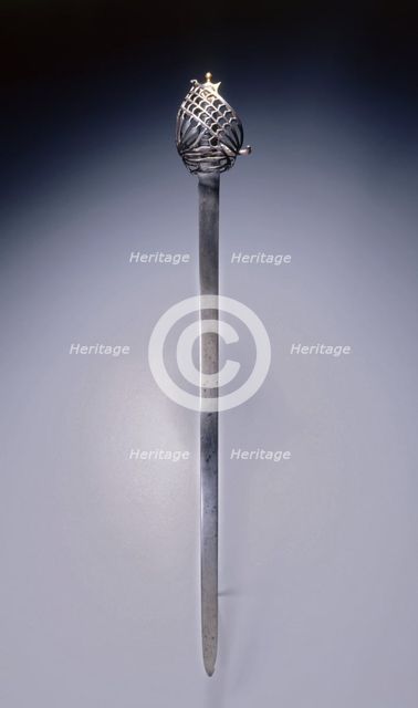 Schiavona Broadsword, early 1700s. Creator: Unknown.