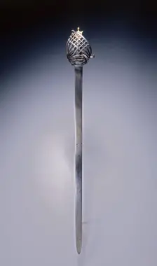 Schiavona Broadsword, early 1700s. Creator: Unknown