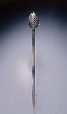Schiavona Broadsword, early 1700s. Creator: Unknown