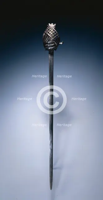 Schiavona Broadsword, early 1700s. Creator: Unknown.