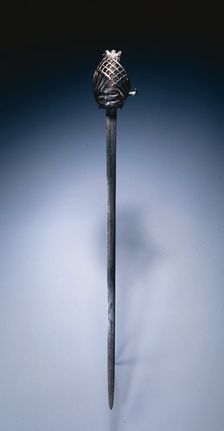 Schiavona Broadsword, early 1700s. Creator: Unknown
