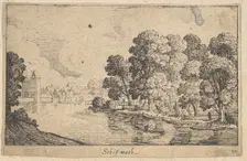 Schiff-math, 1625-77. Creator: Wenceslaus Hollar