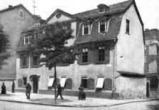 Schiller's house, German Athens Germany, 1922