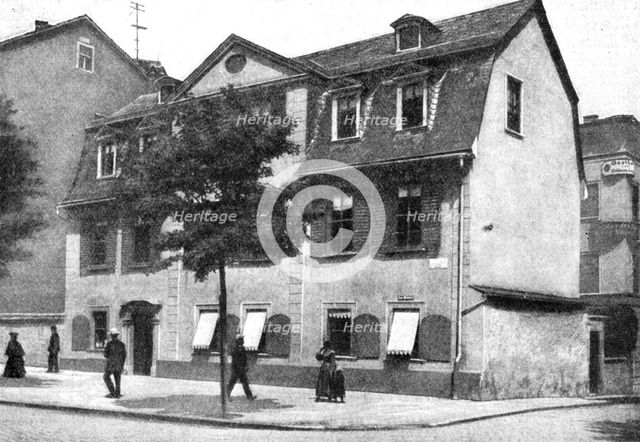 Schiller's house, 'German Athens', Germany, 1922. Artist: Unknown