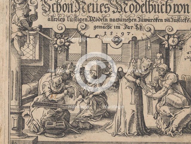 Schön Neues Modelbuch, 1597. Creator: Johann Sibmacher.
