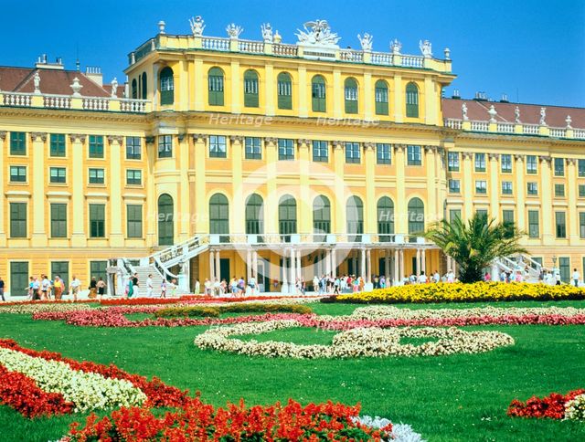 Schonbrunn Imperial Palace, Vienna, Austria. Creator: Peter Thompson.
