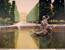 Schönbrunn Palace, about 1900. Creator: Carl Moll