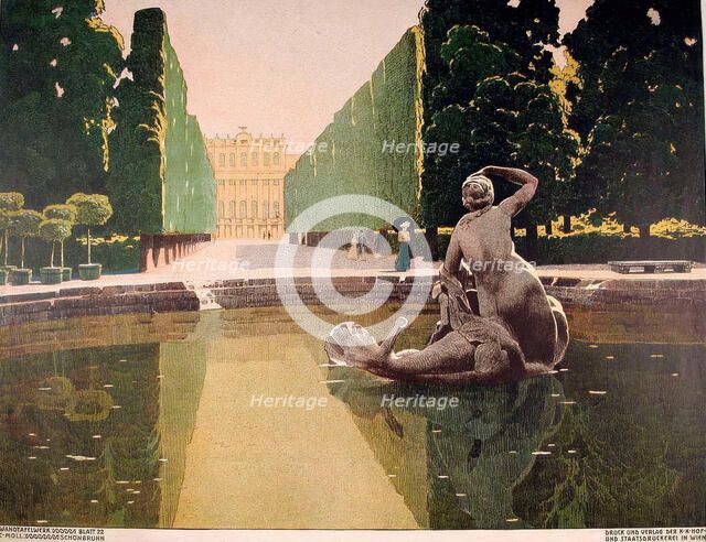 Schönbrunn Palace, about 1900. Creator: Carl Moll.