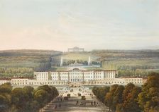 Schönbrunn Palace, undated. (c1840s). Creator: Franz Josef Sandmann