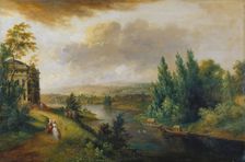 Schönbusch Castle near Aschaffenburg, 1786. Creator: Christian Georg Schutz