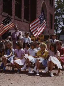 School children, half of Polish and half of Italian...festival in May 1942, Southington, Conn., 1942 Creator: Charles Fenno Jacobs