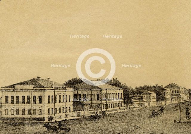 School for Boys Millionnaia Street, 1886. Creator: Pavel Mikhailovich Kosharov.