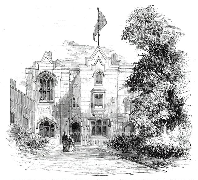 School for deaf and dumb infants at Old Trafford, Manchester [opened recently], 1860. Creator: Unknown.