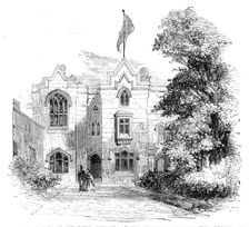 School for deaf and dumb infants at Old Trafford, Manchester [opened recently], 1860. Creator: Unknown