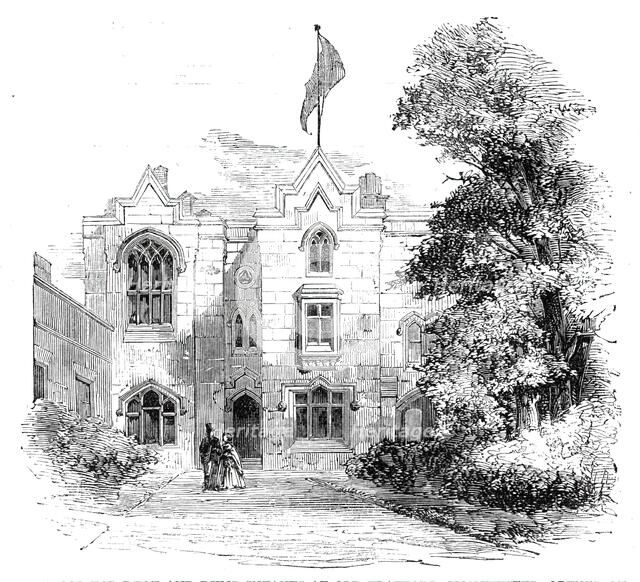 School for deaf and dumb infants at Old Trafford, Manchester [opened recently], 1860. Creator: Unknown.