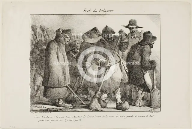 School for Street-Sweepers, 1822. Creator: Nicolas-Toussaint Charlet.