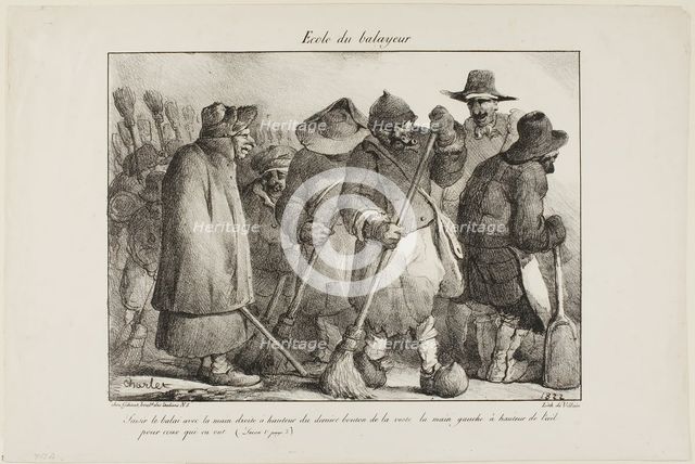 School for Street-Sweepers, 1822. Creator: Nicolas-Toussaint Charlet.