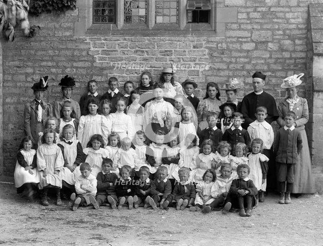 School, Freeland, Oxfordshire, c1860-c1922. Artist: Henry Taunt