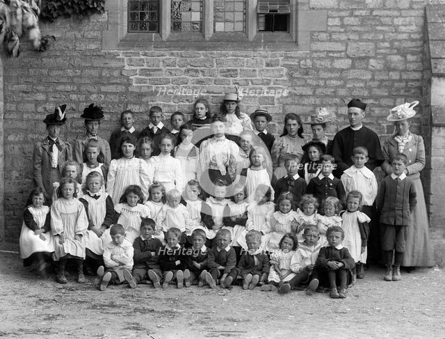 School, Freeland, Oxfordshire, c1860-c1922. Artist: Henry Taunt