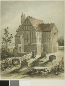 School House at Kings Norton, Near Birmingham, 1824. Creator: Samuel Austin