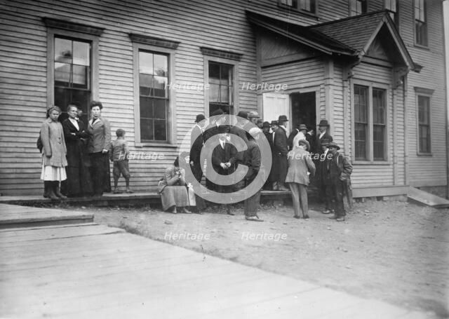 School house, Austin, Pa. Used as refuge., between c1910 and c1915. Creator: Bain News Service.