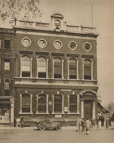 School in Leicester Square on the Site of Hogarth's House c1935. Creator: Donald McLeish