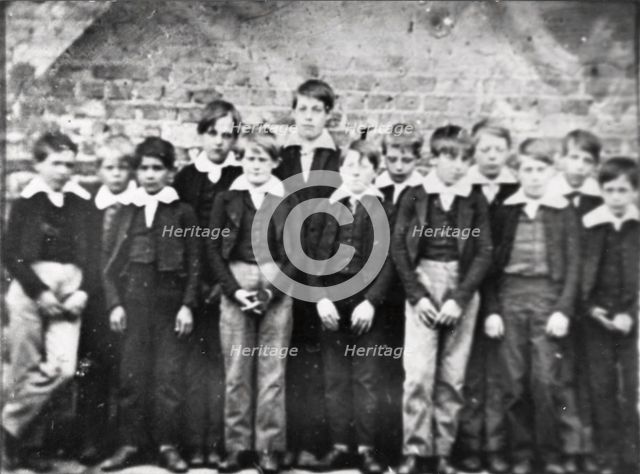 School photo, The York School (now Bootham School), York, Yorkshire, 1848. Artist: Unknown