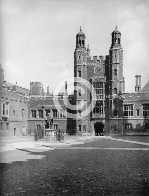 'School Yard and Lupton's Tower', 1926. Artist: Unknown.