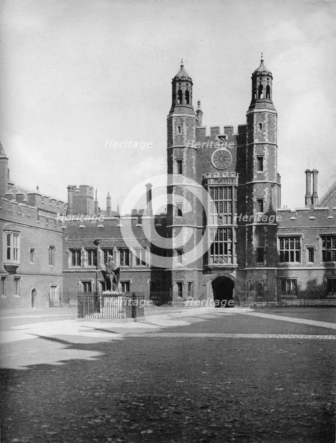 'School Yard and Lupton's Tower', 1926. Artist: Unknown.