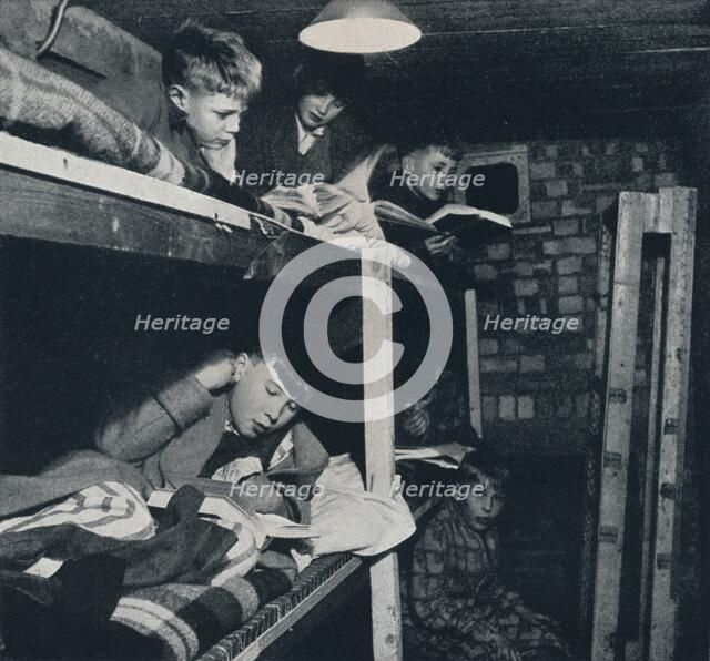 'Schoolboys' dormitory', 1941. Artist: Cecil Beaton.