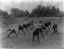 Schoolboys exercising, Washington, D.C., (1899?). Creator: Frances Benjamin Johnston