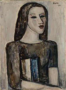 Schoolgirl, 1934. Creator: Ernst Krohn